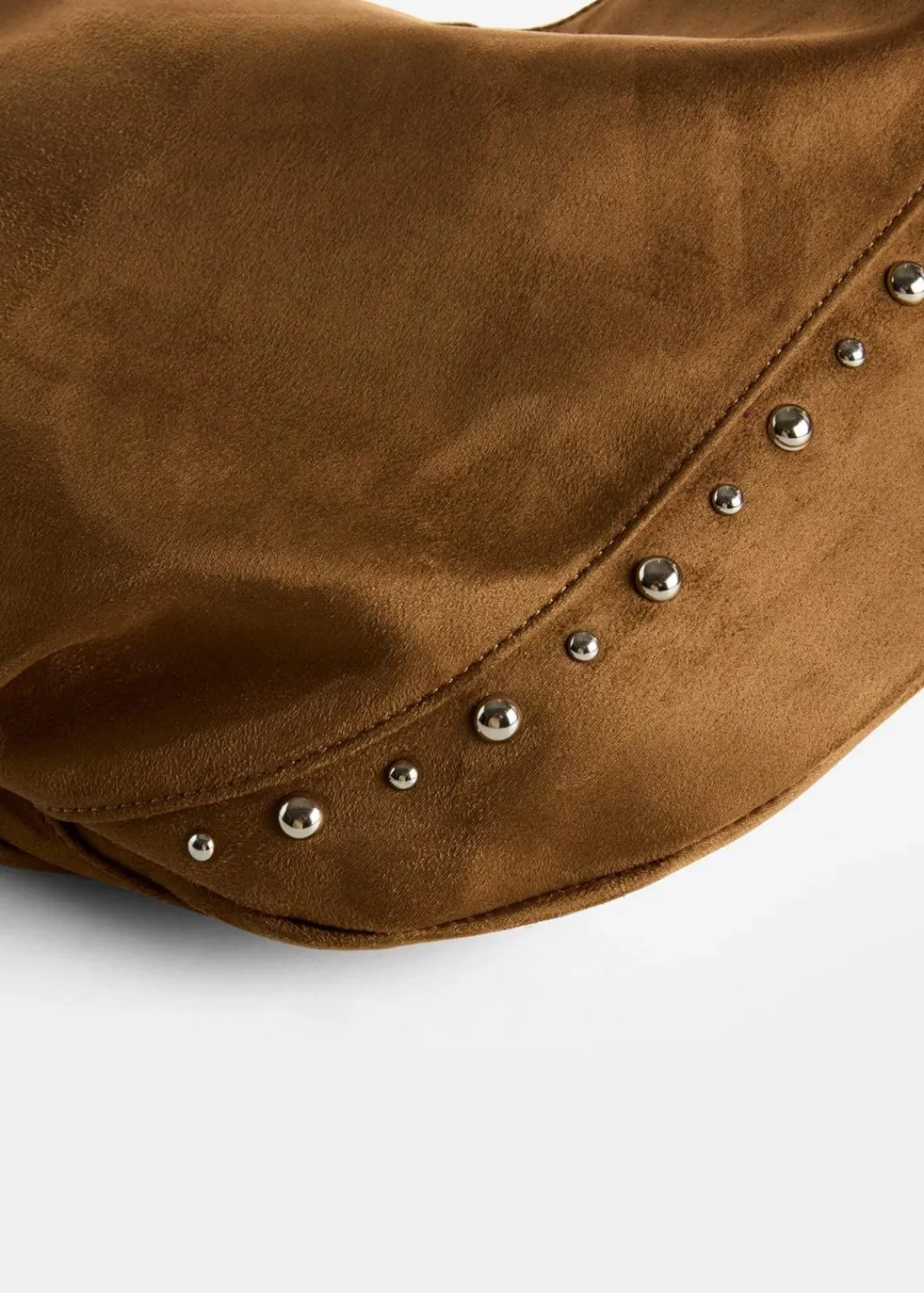 bonprix Taschen^Shopper mit Nieten braun