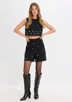 bonprix Bekleidung·Outdoorbekleidung|Bekleidung·Kleider^Shorts schwarz