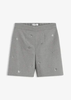bonprix Nachhaltigere Materialien|Hosen^Shorts grau meliert