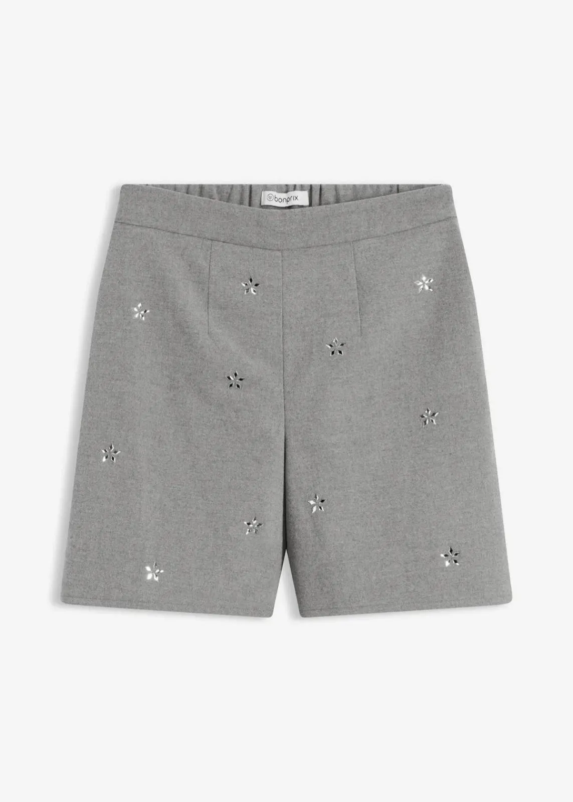 bonprix Nachhaltigere Materialien|Hosen^Shorts grau meliert