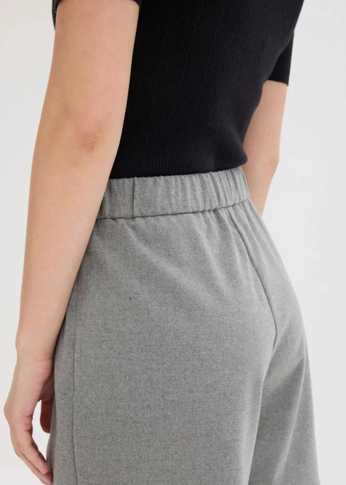 bonprix Nachhaltigere Materialien|Hosen^Shorts grau meliert