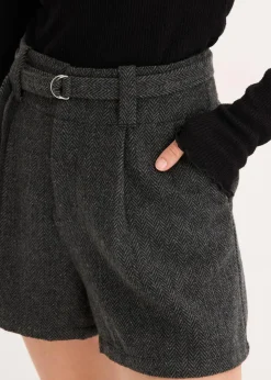 bonprix Bekleidung·Outdoorbekleidung|Bekleidung·Kleider^Shorts anthrazit meliert
