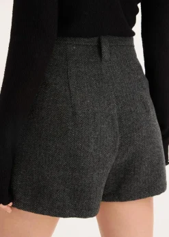 bonprix Bekleidung·Outdoorbekleidung|Bekleidung·Kleider^Shorts anthrazit meliert