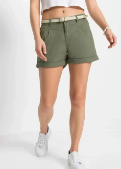 bonprix Bekleidung·Outdoorbekleidung|Bekleidung·Kleider^Shorts aus Baumwolle oliv