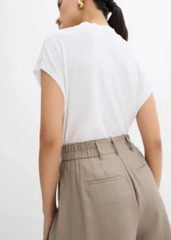 bonprix Bekleidung·Outdoorbekleidung|Bekleidung·Kleider^Shorts aus feiner Viskose helloliv