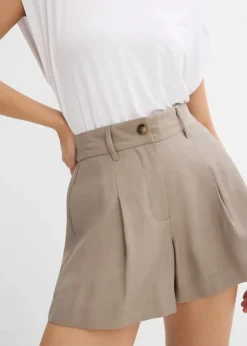 bonprix Bekleidung·Outdoorbekleidung|Bekleidung·Kleider^Shorts aus feiner Viskose helloliv