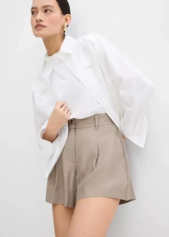 bonprix Bekleidung·Outdoorbekleidung|Bekleidung·Kleider^Shorts aus feiner Viskose helloliv