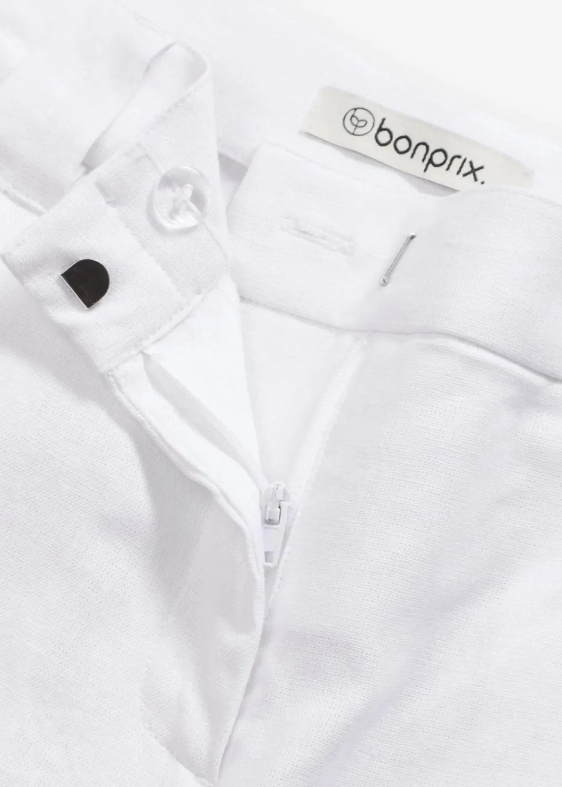 bonprix Hosen|Shorts^Shorts aus leichtem Leinen-Mix weiß