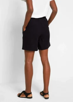 bonprix Bekleidung·Outdoorbekleidung|Bekleidung·Kleider^Shorts aus Musselin schwarz