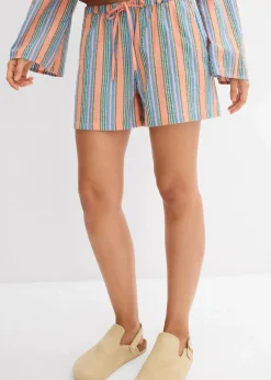 bonprix Bekleidung·Outdoorbekleidung|Bekleidung·Kleider^Shorts aus reiner Baumwolle bunt gestreift