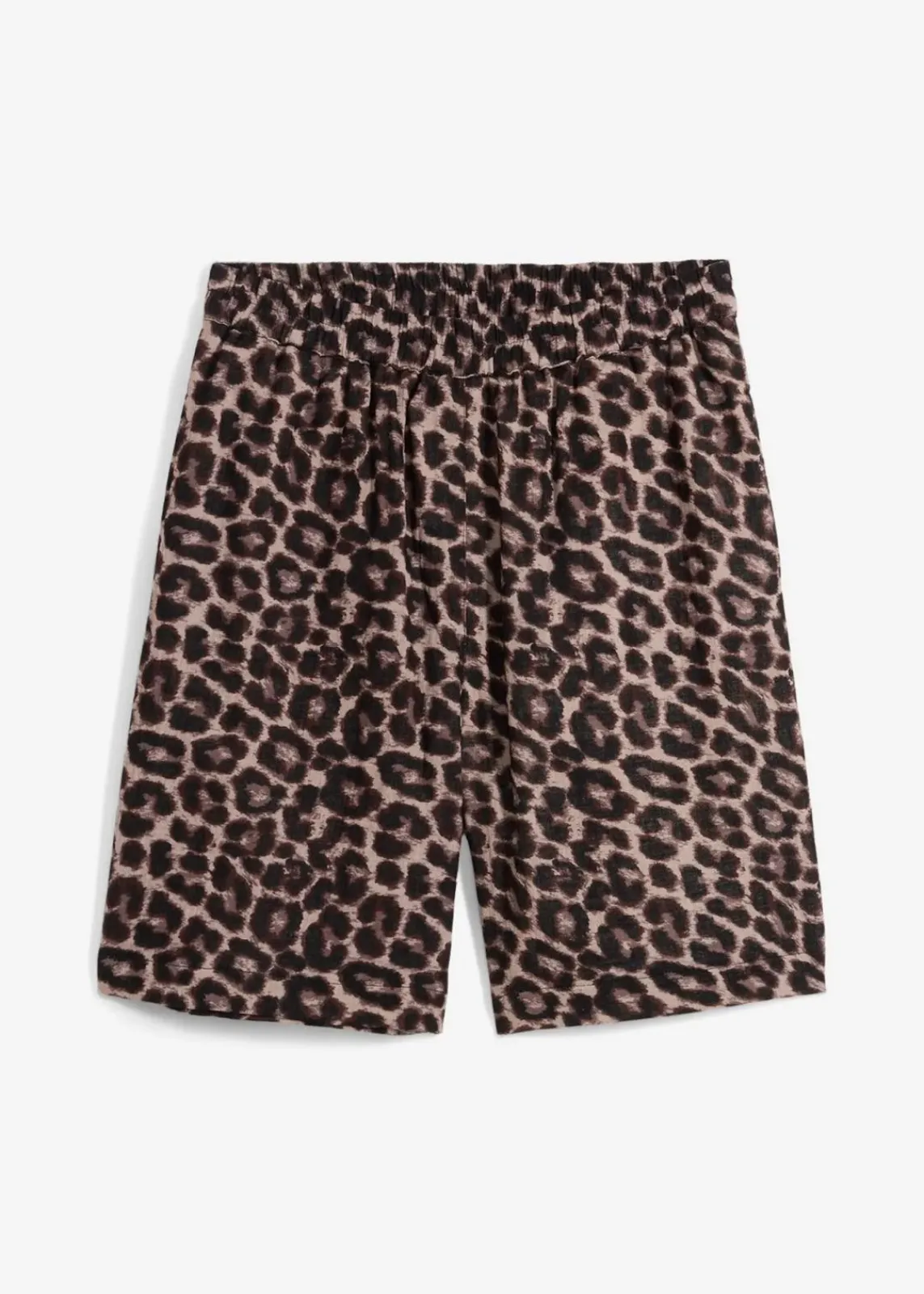 bonprix Bekleidung·Outdoorbekleidung|Bekleidung·Kleider^Shorts aus softem Musselin beige leo bedruckt