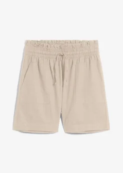 bonprix Bekleidung·Outdoorbekleidung|Bekleidung·Kleider^Shorts mit Leinen hellsand