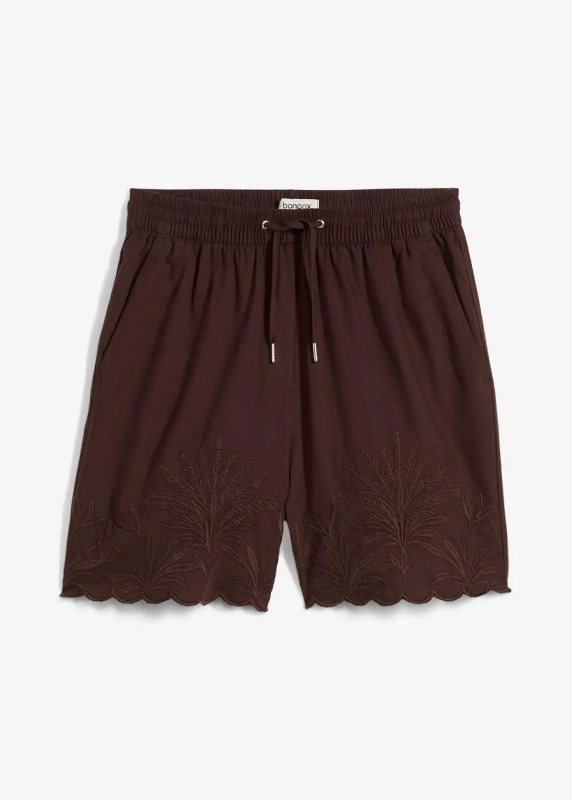 bonprix Bekleidung·Outdoorbekleidung|Bekleidung·Kleider^Shorts mit Seidenanteil dunkelbraun