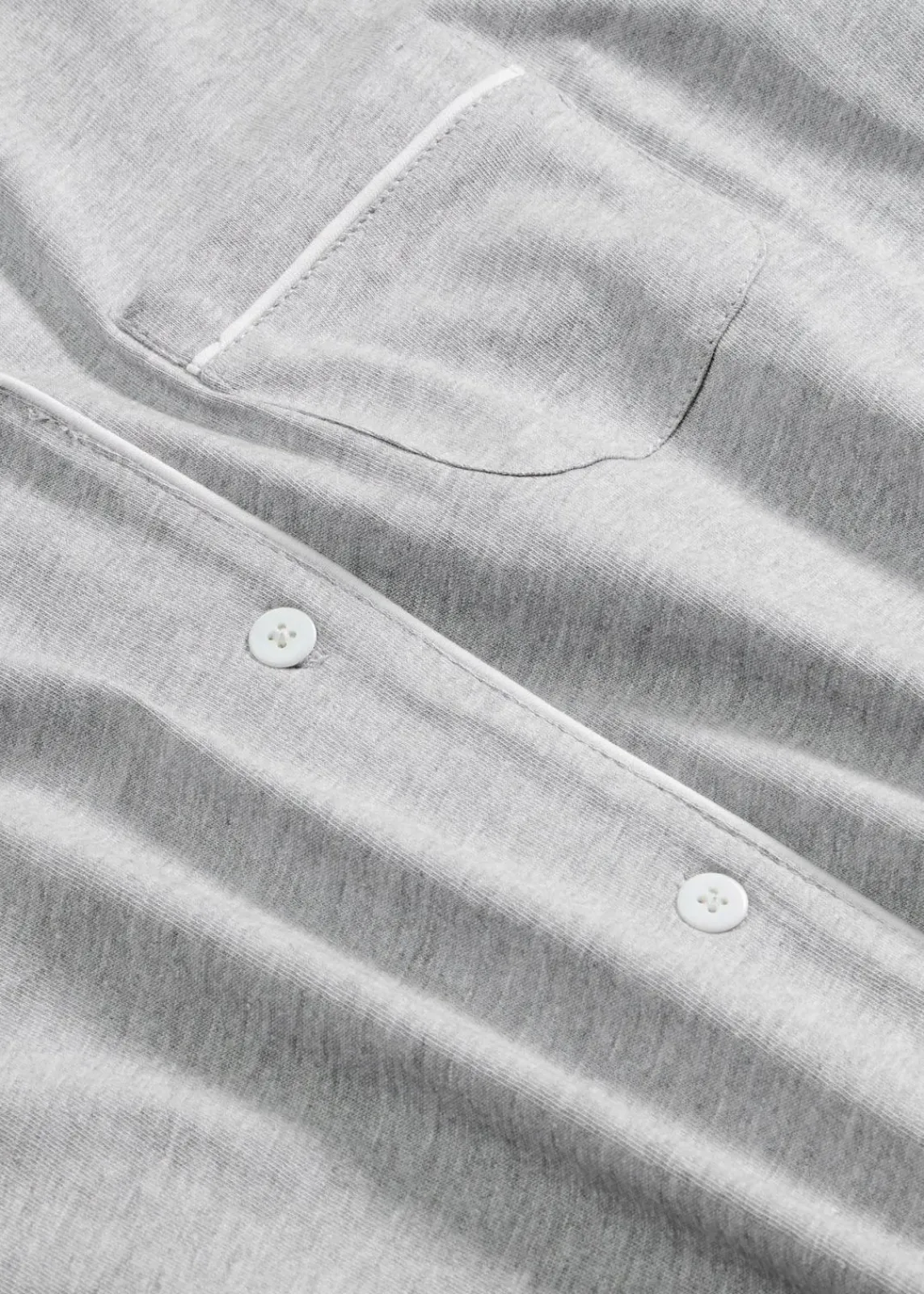 bonprix Wäsche·Basics|Wäsche·Nachtwäsche^Shorty mit Knopfleiste hellgrau meliert