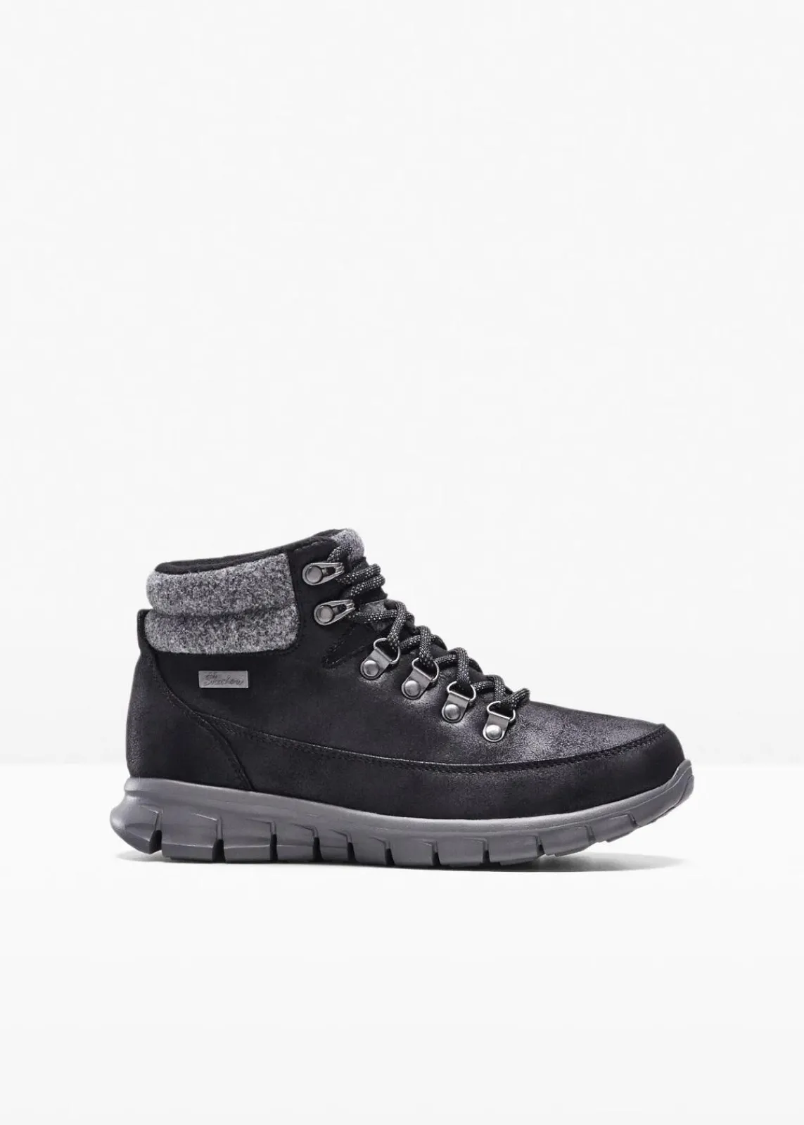 Skechers High Heels|Gefütterte Winterschuhe^Boot schwarz