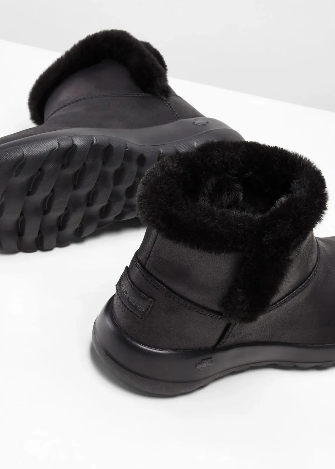 Skechers High Heels|Gefütterte Winterschuhe^Boots schwarz
