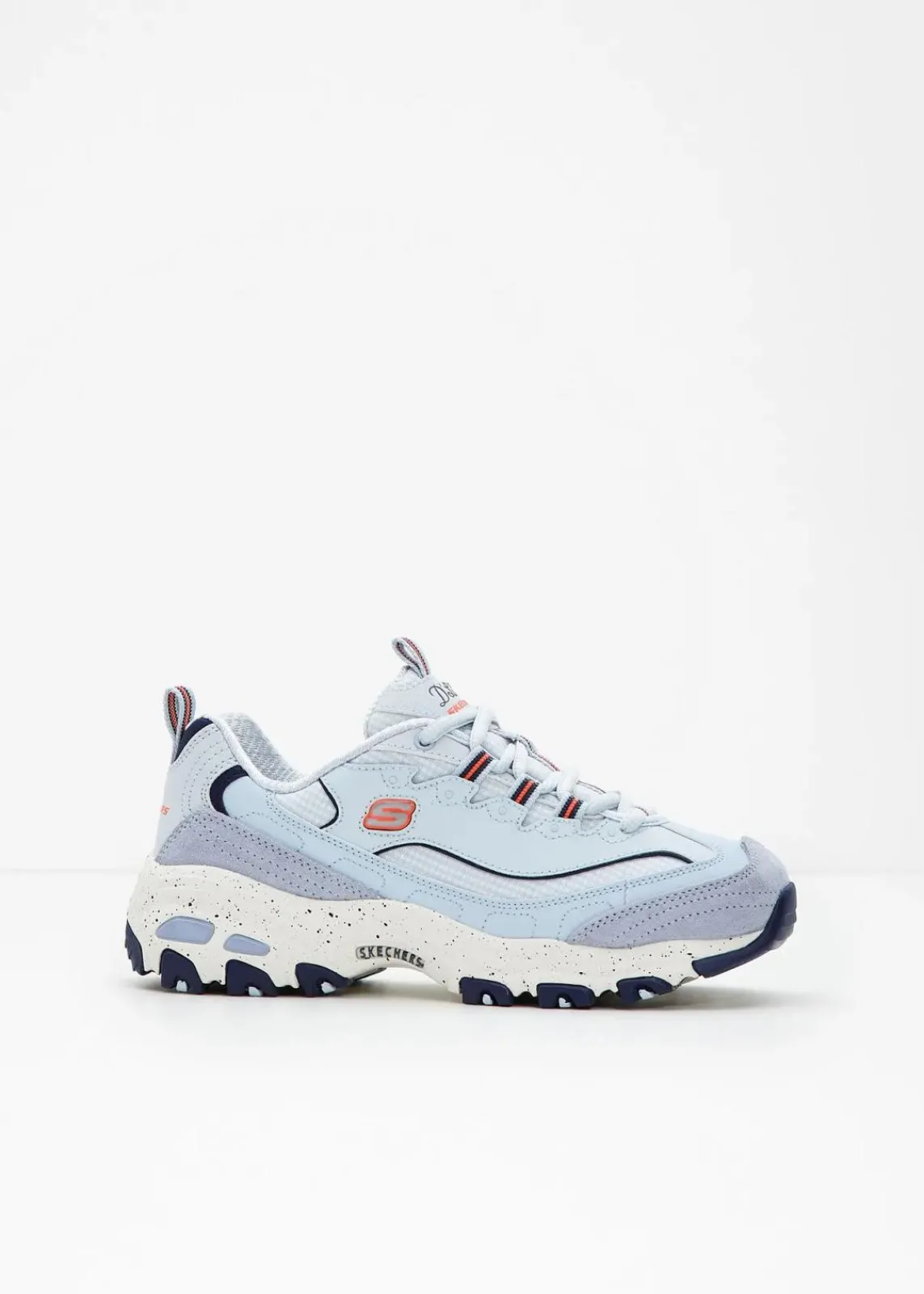 Skechers High Heels|Sneaker^Chunky Sneaker mit Memory Foam hellblau