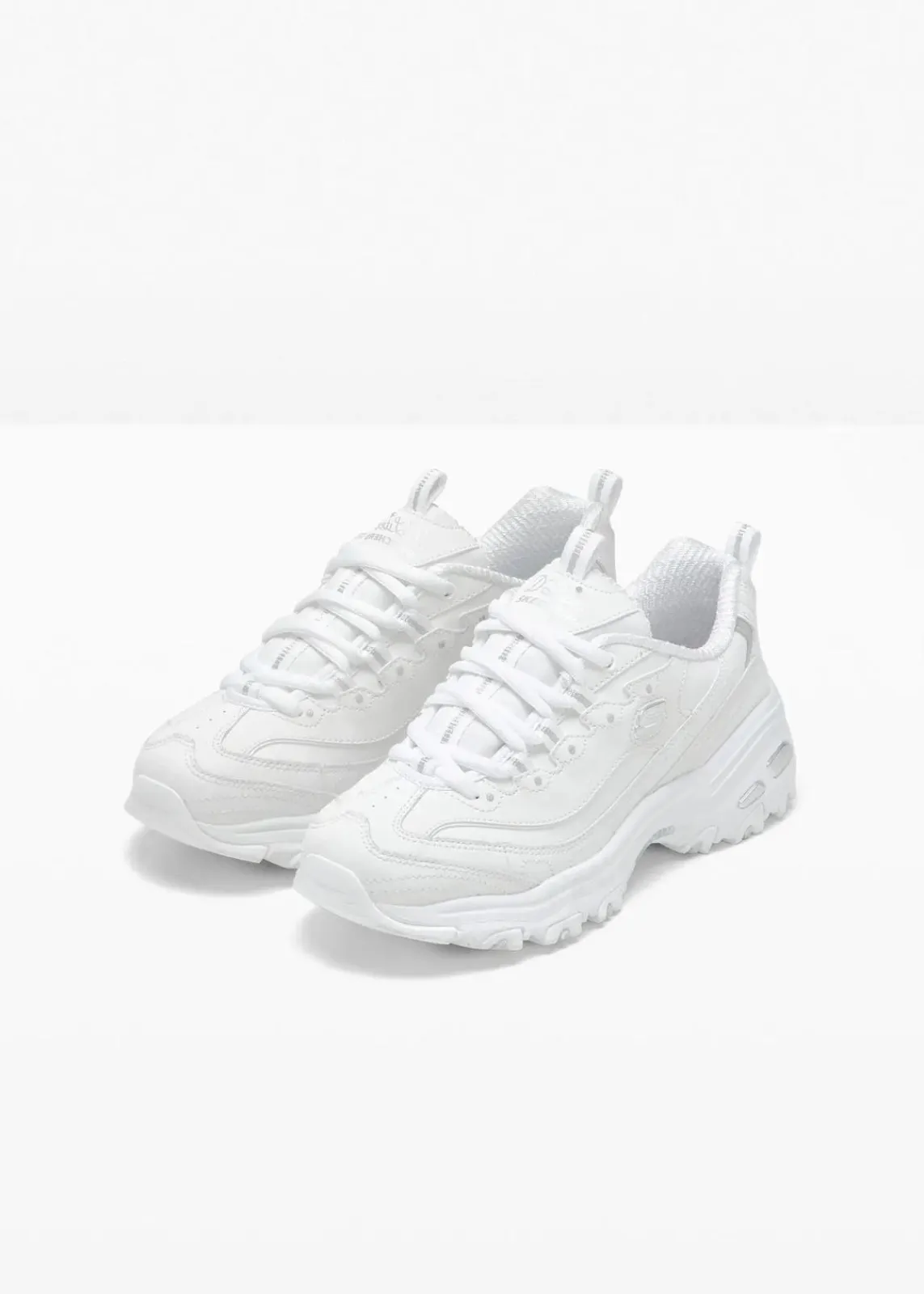Skechers High Heels|Sneaker^Chunky Sneaker mit Memory Foam weiß