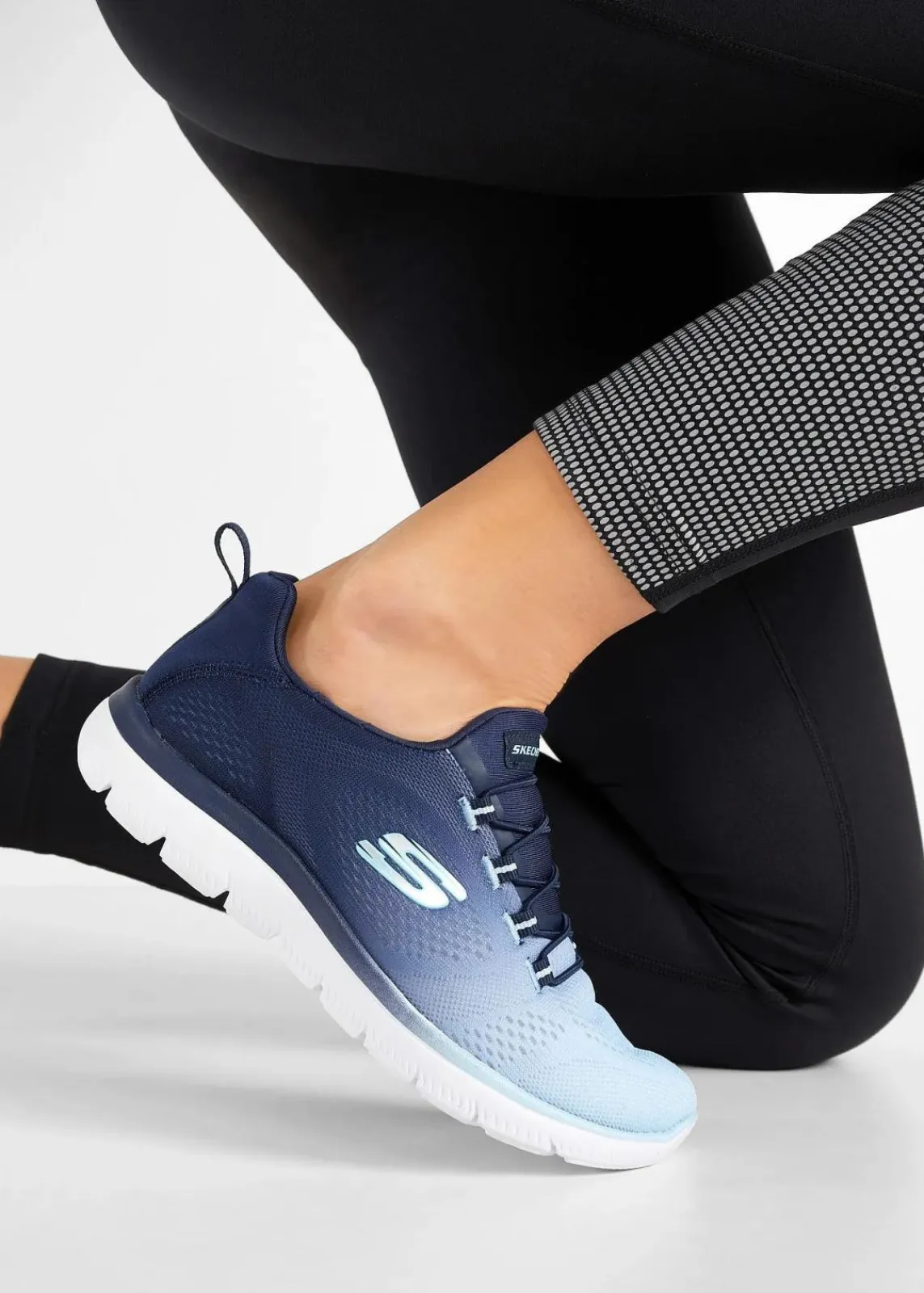 Skechers High Heels|Komfortschuhe^Komfort-Sneaker mit Memory Foam blau