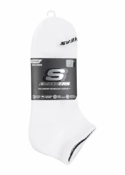 Skechers Socken|Socken^Kurzsocken (3er Pack) schwarz + weiß + grau meliert