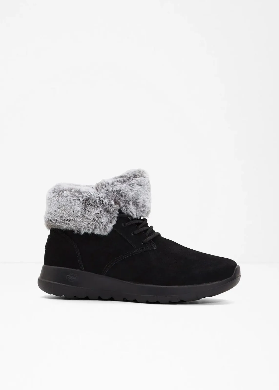 Skechers High Heels|Gefütterte Winterschuhe^Schnürboots schwarz