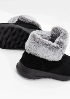 Skechers High Heels|Gefütterte Winterschuhe^Schnürboots schwarz