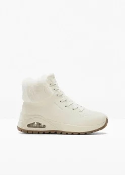 Skechers High Heels|Gefütterte Winterschuhe^Schnürboots mit Memory Foam hellsand