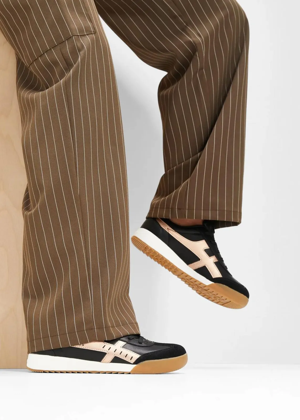Skechers High Heels|Sneaker^Sneaker schwarz/roségoldfarben
