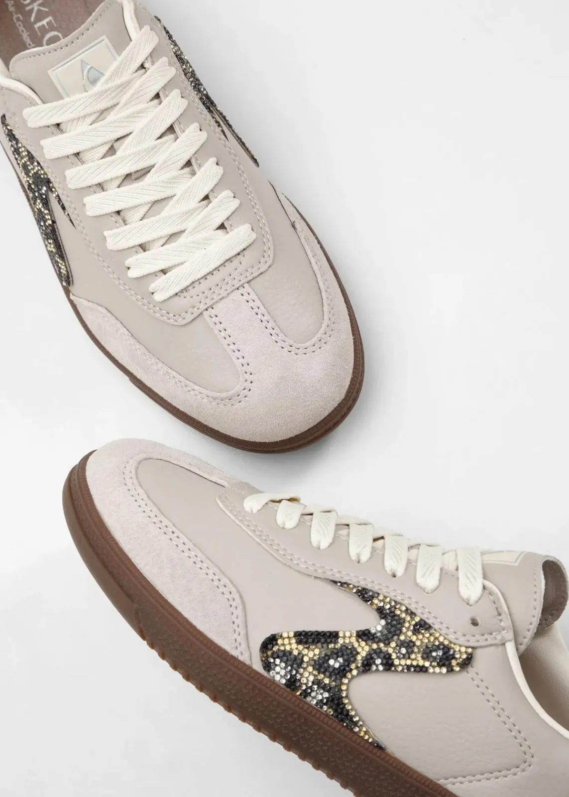 Skechers High Heels|Sneaker^Sneaker grau leo bedruckt