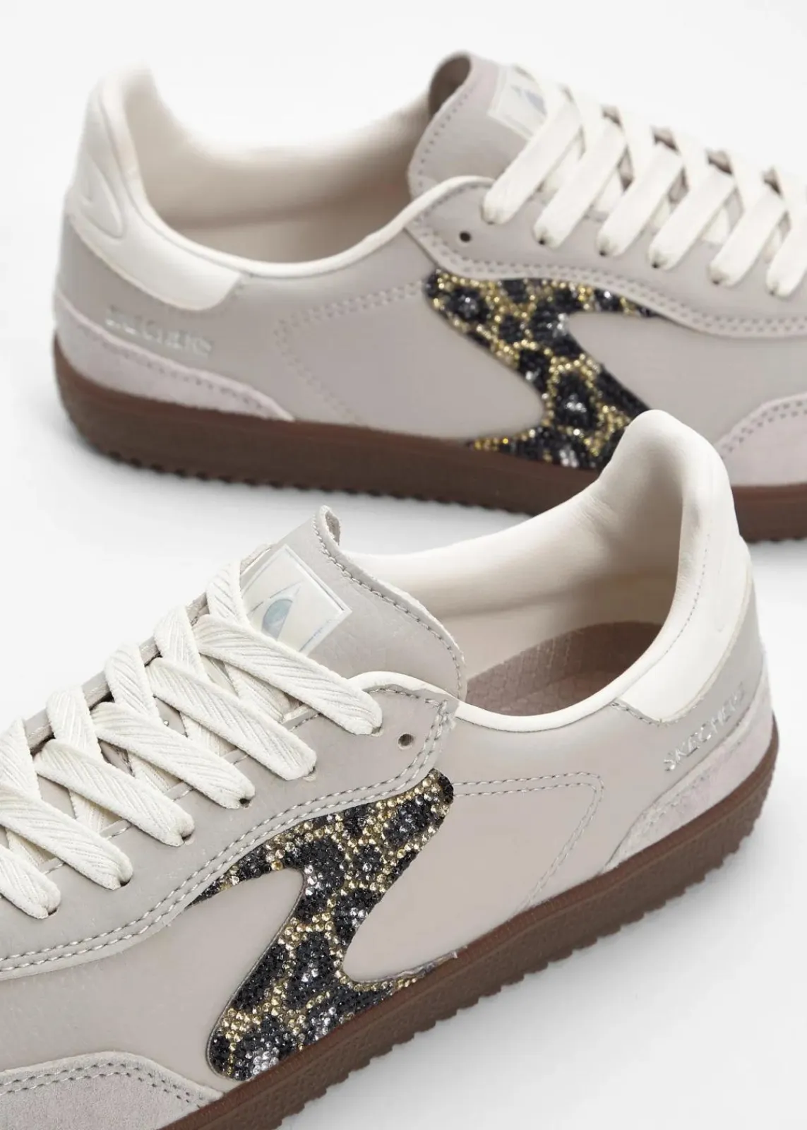 Skechers High Heels|Sneaker^Sneaker grau leo bedruckt