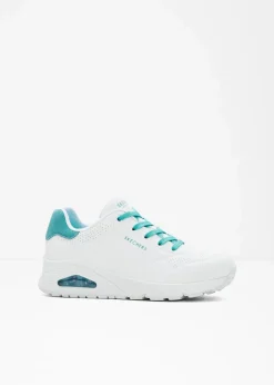 Skechers High Heels|Sneaker^Sneaker mit Memory Foam weiß/mint