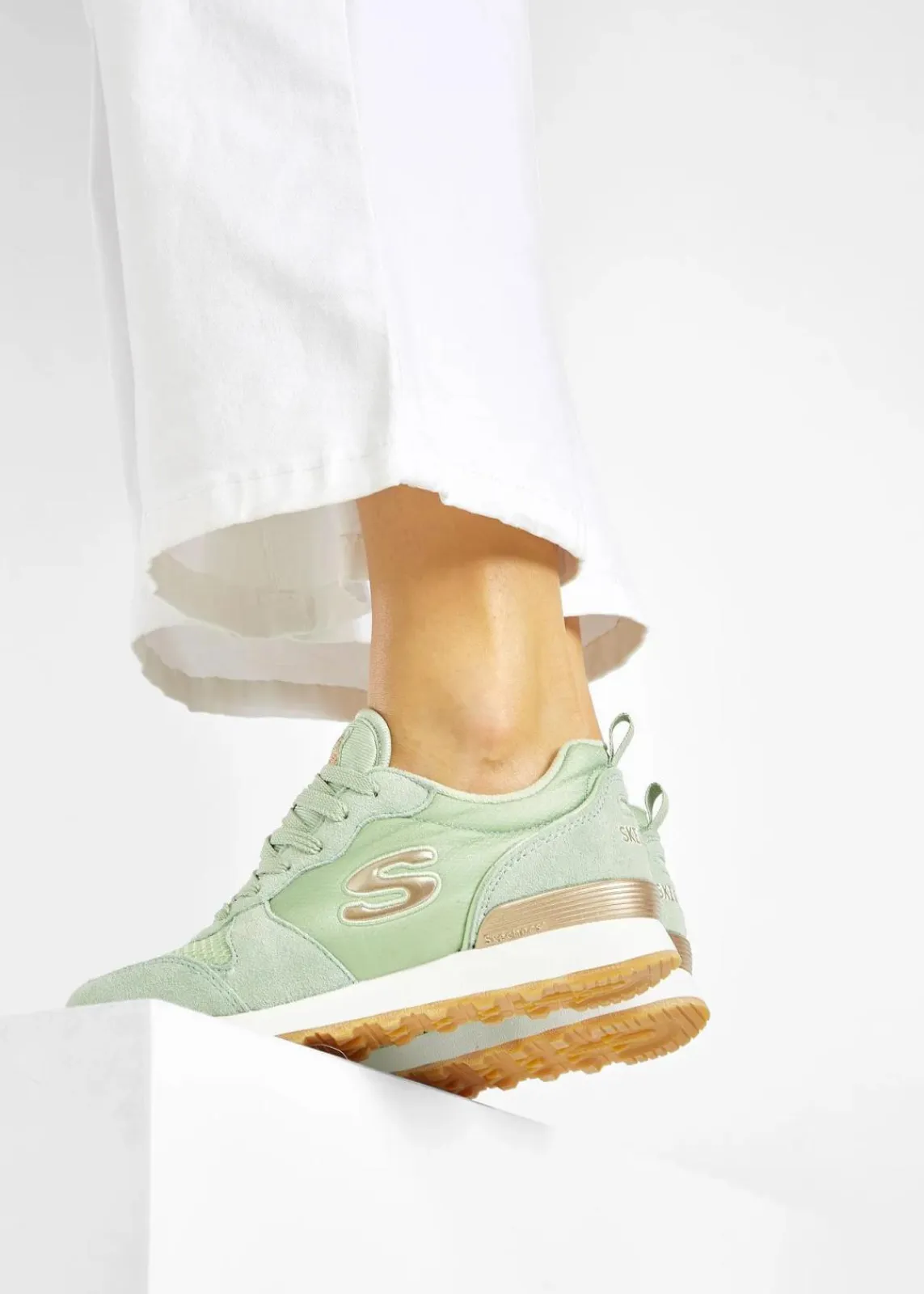 Skechers High Heels|Sneaker^Sneaker mit Memory Foam mintgrün