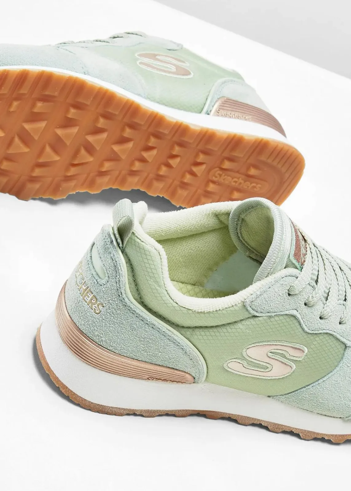 Skechers High Heels|Sneaker^Sneaker mit Memory Foam mintgrün