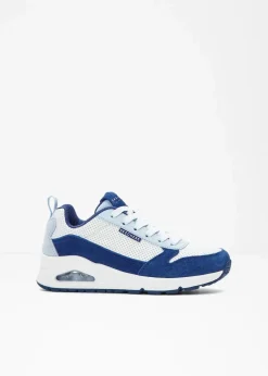 Skechers Sneaker|High Heels^Sneaker mit Memory Foam weiß/blau