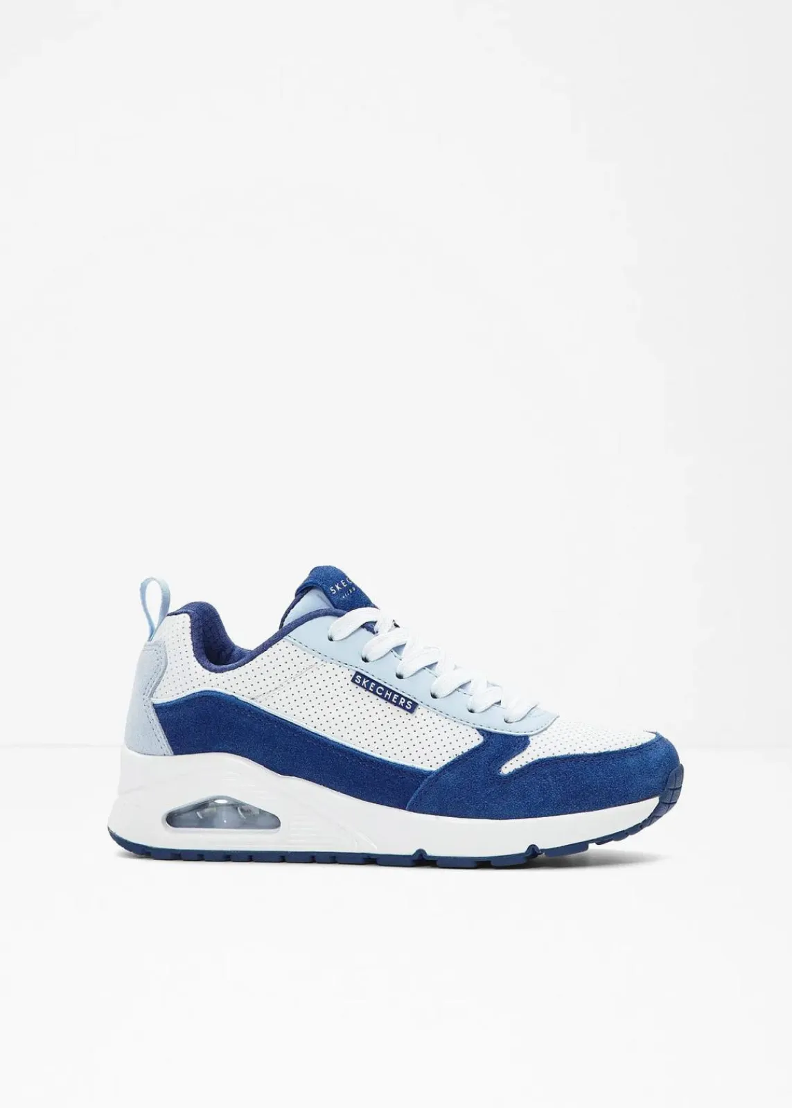 Skechers Sneaker|High Heels^Sneaker mit Memory Foam weiß/blau