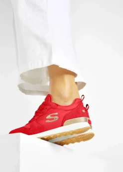 Skechers Sneaker|High Heels^Sneaker mit Memory Foam rot