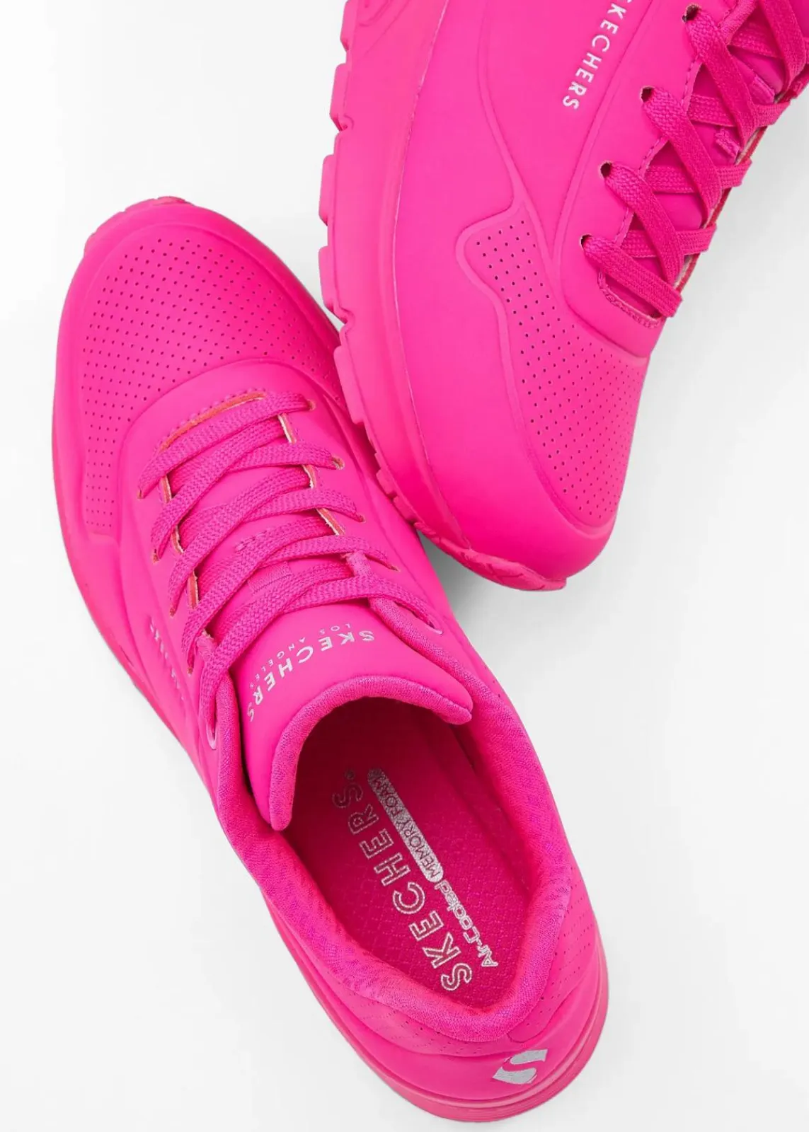 Skechers High Heels|Sneaker^Sneaker mit Memory Foam neonpink