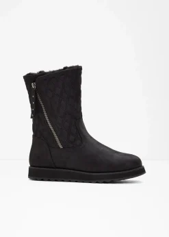 Skechers High Heels|Gefütterte Winterschuhe^Stiefel schwarz