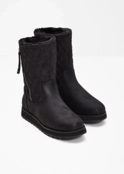 Skechers High Heels|Gefütterte Winterschuhe^Stiefel schwarz