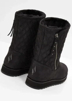 Skechers High Heels|Gefütterte Winterschuhe^Stiefel schwarz
