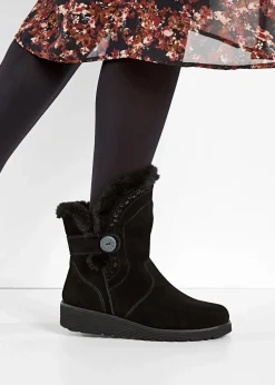 Skechers High Heels|Gefütterte Winterschuhe^Stiefel schwarz