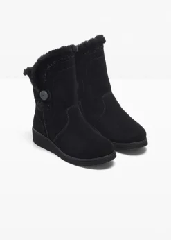 Skechers High Heels|Gefütterte Winterschuhe^Stiefel schwarz