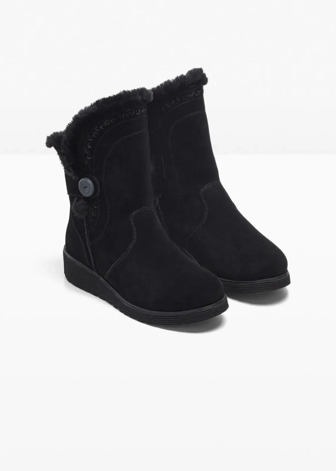 Skechers High Heels|Gefütterte Winterschuhe^Stiefel schwarz