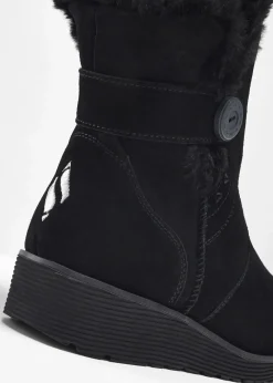 Skechers High Heels|Gefütterte Winterschuhe^Stiefel schwarz