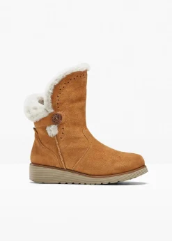 Skechers Stiefel|Gefütterte Winterschuhe^Stiefel hellbraun