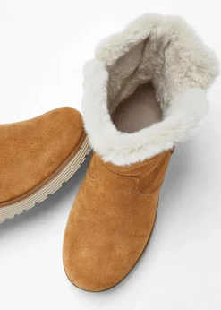 Skechers Stiefel|Gefütterte Winterschuhe^Stiefel hellbraun