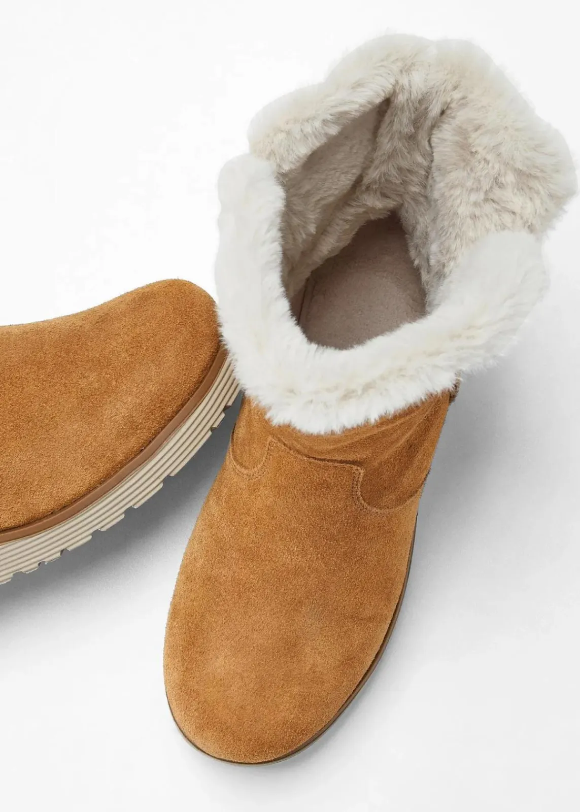 Skechers Stiefel|Gefütterte Winterschuhe^Stiefel hellbraun