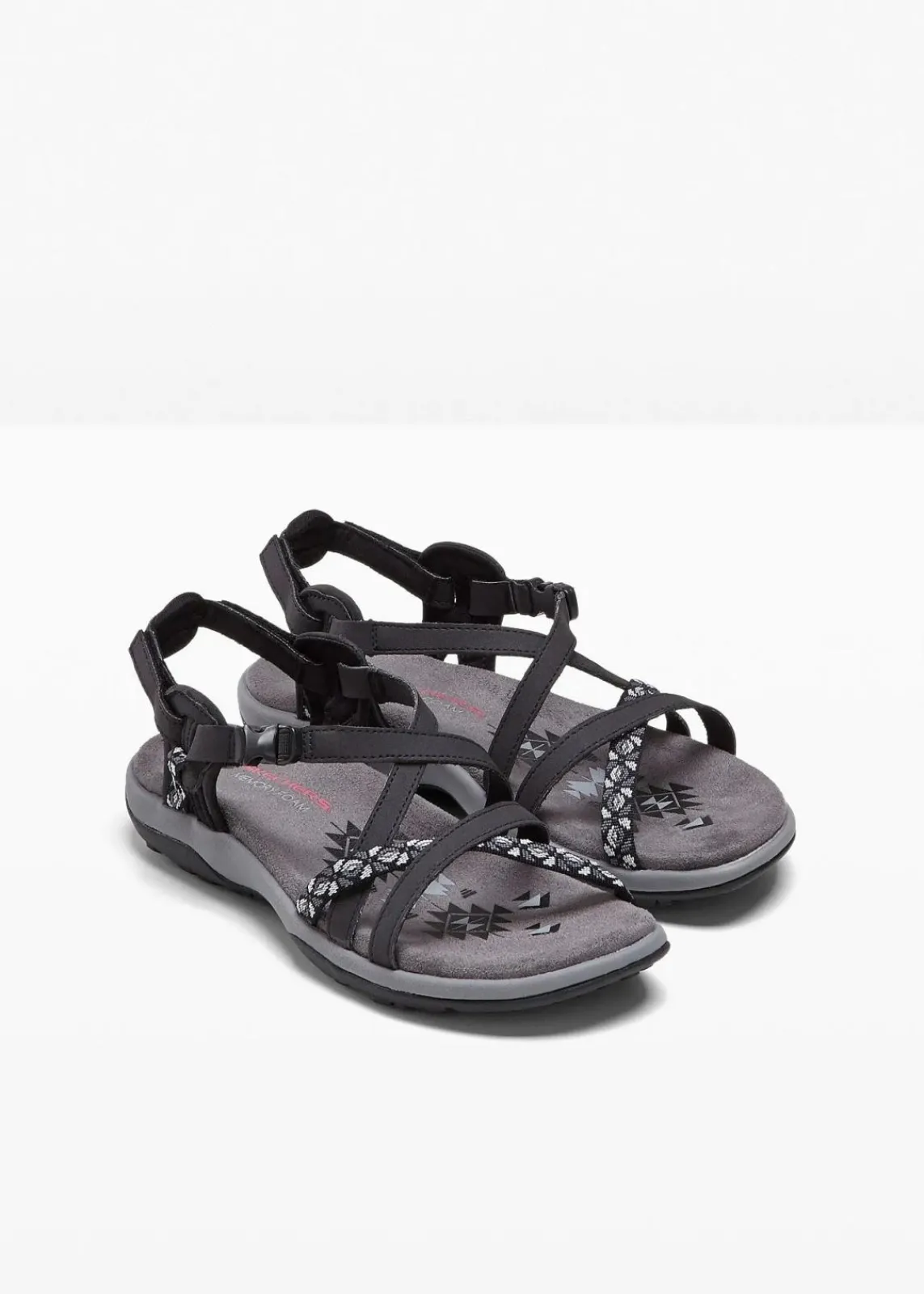 Skechers High Heels|Sommerschuhe^Trekkingsandalen schwarz