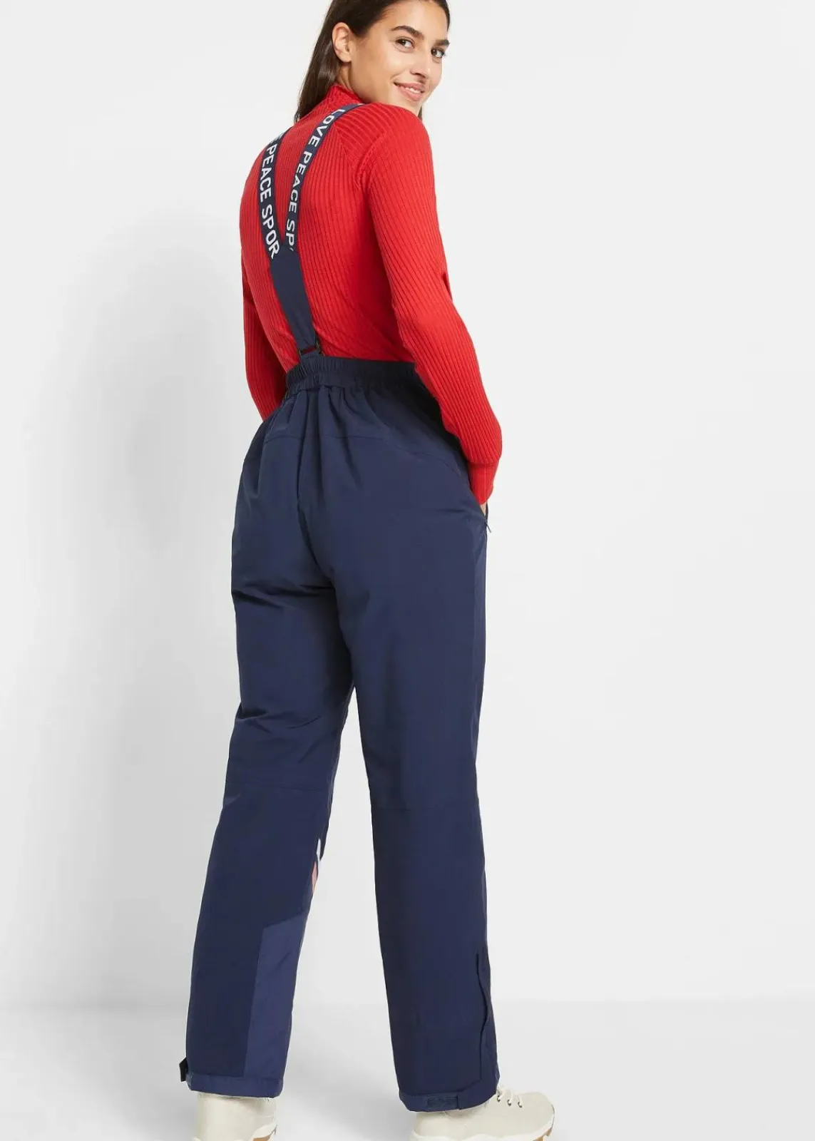 bonprix Bekleidung·Jumpsuits|Bekleidung·Sweat^Ski Funktions-Thermohose mit abnehmbaren Trägern, wasserdicht dunkelblau