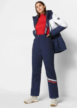 bonprix Bekleidung·Jumpsuits|Bekleidung·Sweat^Ski Funktions-Thermohose mit abnehmbaren Trägern, wasserdicht dunkelblau